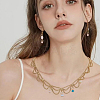 120Pcs 30 Styles Chip Gemstone Charms PALLOY-HY00045-5