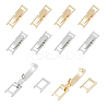 20Pcs 2 Colors Eco-Friendly Brass Watch Band Clasps KK-FH0007-67-1