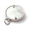 Rack Plating Brass Micro Pave Clear Cubic Zirconia Pendants X-ZIRC-L091-084P-2