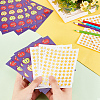 80 Sheets 2 Styles Self-Adhesive Teacher Reward Paper Stickers STIC-OC0001-01-3