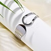 304 Stainless Steel Hinged Bangles for Women STAS-Z114-09P-1