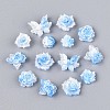 Luminous Flower Resin Cabochons CRES-T025-10F-1