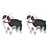 Rack Plating Alloy Enamel Pendants LS-PALLOY-T075-161-1