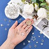 100Pcs 8 Styles Tibetan Style Alloy Pendants TIBE-YW0001-74-7