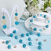 DIY Round Polymer Clay Rhinestone & Rhinestone Rondelle Spacer Beads Jewelry Making Findings Kits DIY-SC0027-50C-4