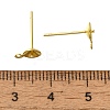 304 Stainless Steel Stud Earring Findings STAS-P370-02C-G-3