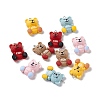Opaque Resin Pendants RESI-G046-06P-1
