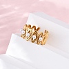 Stainless Steel Adjustable Cuff Rings for Women LS-RJEW-B126-02G-3