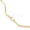 Ion Plating(IP) 304 Stainless Steel Twist Bar Link Chain Necklace X-NJEW-K249-11G-2