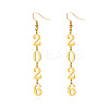 Number 2026 304 Stainless Steel Dangle Earrings FS-WGCED5C-01-2