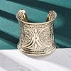 Alloy Arm Cuff Bangles Girl Women AJEW-A063-03G-2