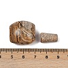 Natural Picture Jasper 3 Hole Guru Beads G-F795-G01-3