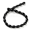 Natural Black Onyx Agate Beads Strands G-NH0019-C05-13-3