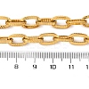 304 Stainless Steel Textured Cable Chain Necklaces NJEW-Q013-01G-3