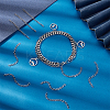 50Pcs 304 Stainless Steel Curb Chain Extender STAS-UN0058-47P-2