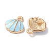 Alloy Enamel Pendants ENAM-O001-02D-G-2