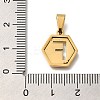304 Stainless Steel Charms STAS-H227-01G-F-3