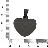 Ion Plating(IP) 304 Stainless Steel Pendants STAS-I135-12B-3