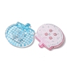 4-Hole Button Plastic Cabochons BUTT-V001-01-2
