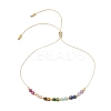 Chakra Theme Adjustable Natural Mixed Gemstone Braided Bead Bracelets for Women BJEW-JB11618-01-2