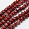 Natural Red Jasper Beads Strands G-D840-50-8mm-1