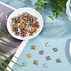 100Pcs 5 Colors Tibetan Style Alloy Beads FIND-ME0002-05-5