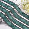 Polyester Grosgrain Ribbon OCOR-WH0063-23-4
