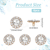 6Pcs Alloy Buckles FIND-FG0004-41G-2