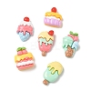 Opaque Resin Imitation Food Cabochons RE-CBABBBE-03-1