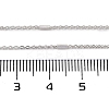 Rhodium Plated 925 Sterling Silver Satellite Chains STER-P064-01P-3