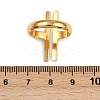 304 Stainless Steel Cuff Rings for Women RJEW-L133-04G-3