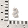 304 Stainless Steel Micro Pave Cubic Zirconia Pendants STAS-H228-06P-S-3