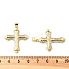 Brass Micro Pave Cubic Zirconia Pendants KK-R229-10G-F-3