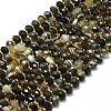 Natural Banded Agate Beads Strands G-P573-A09-01-2