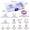 DIY Round Acrylic & Glass Beads Bracelets Jewelry Kits DIY-FS0006-29C-5