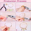 30Pcs 6 Styles Alloy Enamel Pendants ENAM-CJ0003-16-6