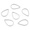 Non-Tarnish 201 Stainless Steel Linking Rings STAS-N090-717-1-2