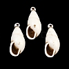 Spray Painted Opaque Acrylic Pendants ACRP-F003-03S-1