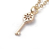 Brass Micro Pave Cubic Zirconia Pendant Necklace NJEW-JN02672-02-2