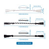 6Pcs 3 Style Polyester Tassel Big Pendant Decorations FIND-TA0001-51-6