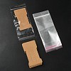 50Pcs Kraft Paper Hair Clip Display Cards CDIS-YW0001-07-3