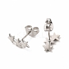 Non-Tarnish 304 Stainless Steel Star Stud Earrings for Women LS-EJEW-C004-01P-2