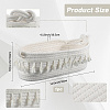 Cotton Rope Woven Storage Basket AJEW-WH20020-153B-3