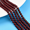 Baking Paint Pearlized Glass Pearl Bead Strands HY-N002-5mm-A13-1