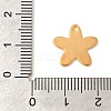 Ion Plating(IP) 304 Stainless Steel Charms STAS-U025-14G-3