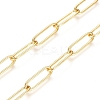 3.28 Feet Soldered Brass Paperclip Chains X-CHC-D025-03G-2