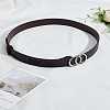 PU Imitation Leather Chain Belts AJEW-WH0270-673D-1