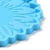 DIY Pet Theme Sunflower with Paw Print Pendant Silicone Molds SIMO-H010-04-4