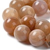 Natural Sunstone Beads Strands G-N327-01B-03-2