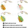 60Pcs 3 Styles 304 Stainless Steel Hook Trigger AJEW-FH0001-41-2